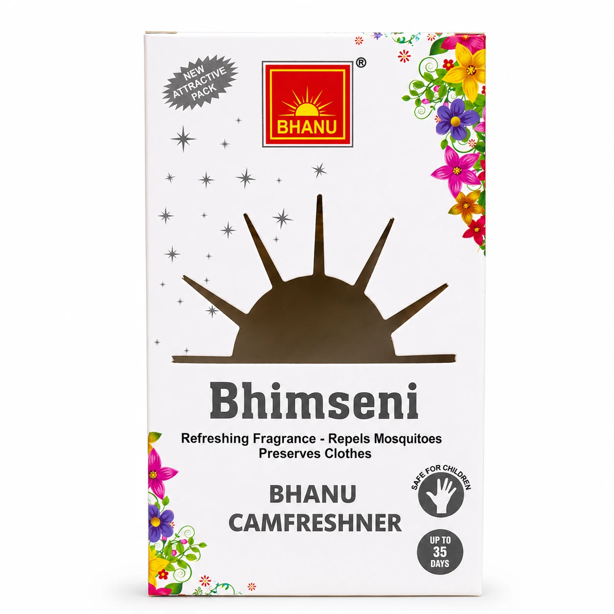 BHANU Camfreshner – Bhimseni Fragrance (60 g)
