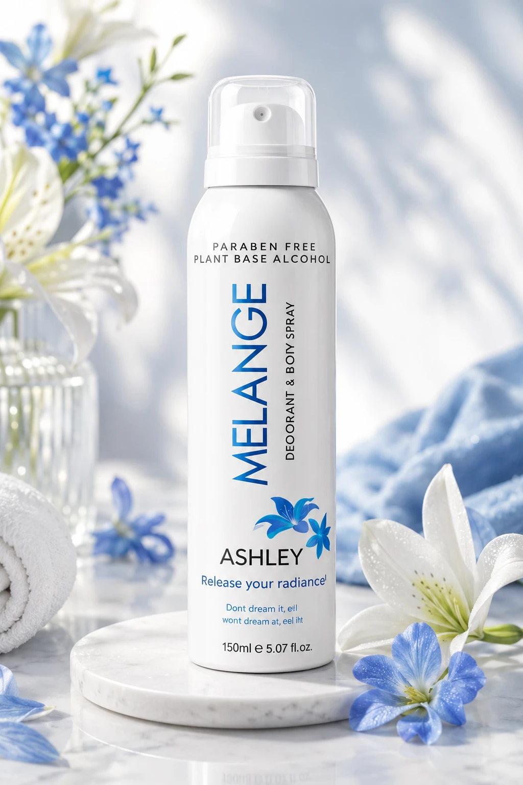 Melange Deodorant & Body Spray – Ashley Fragrance (150 ml)