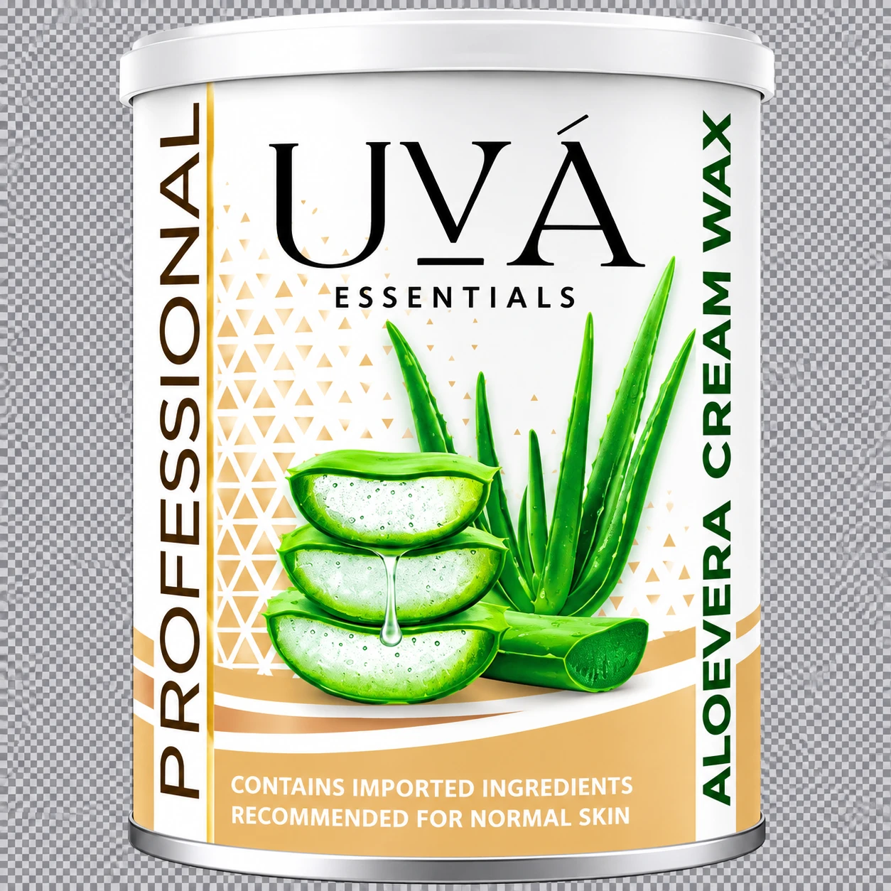 UVÁ ALOEVERA CREAM WAX (800ml) | 4 x 4 x 5 Inch
