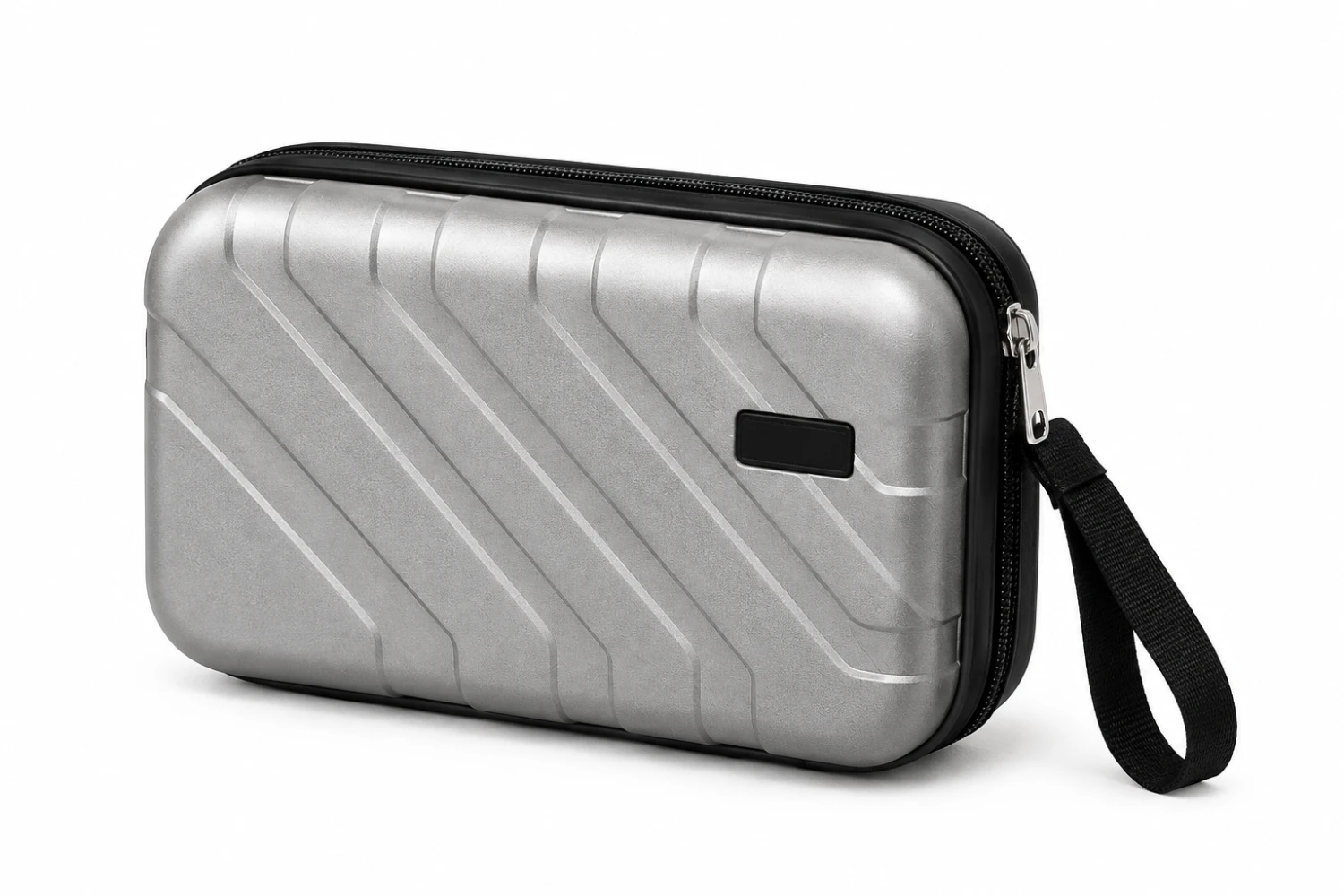 Portable Hard Shell Travel Organizer Case with Wrist Strap