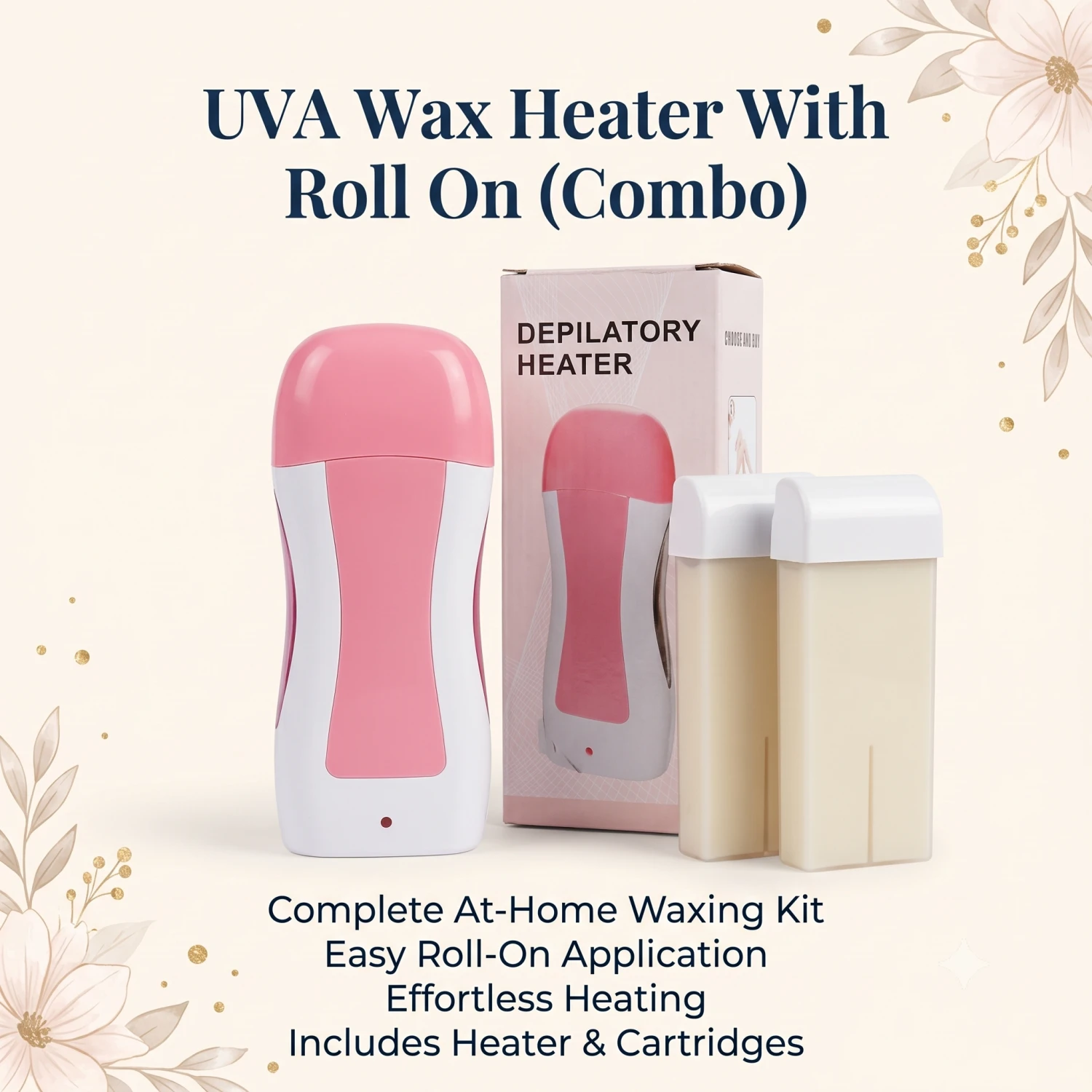 UVA Wax Heater With Roll On (Combo)