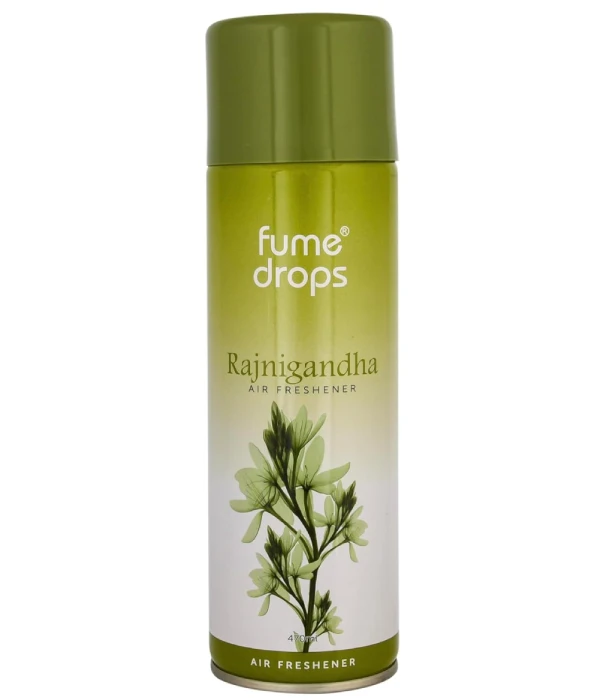 Fume Drops Air Freshener Spray – Rajnigandha Fragrance (470 ml)