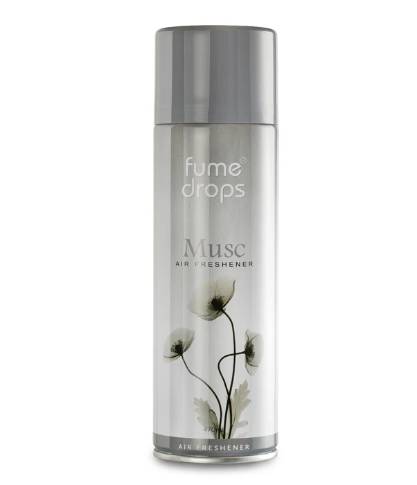 Fume Drops Air Freshener Spray – Musk Fragrance (470 ml)